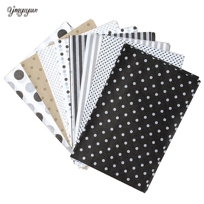 Pattern Tissue Paper - 100sheets A5 Wrapping Paper Retro Multicolor