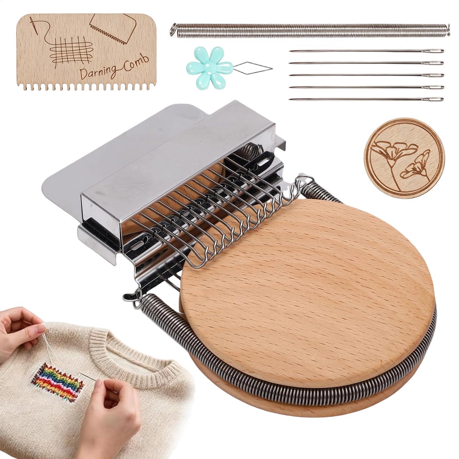 Sewing Repair - Knitted Patch Kit 14 Metal Hooks