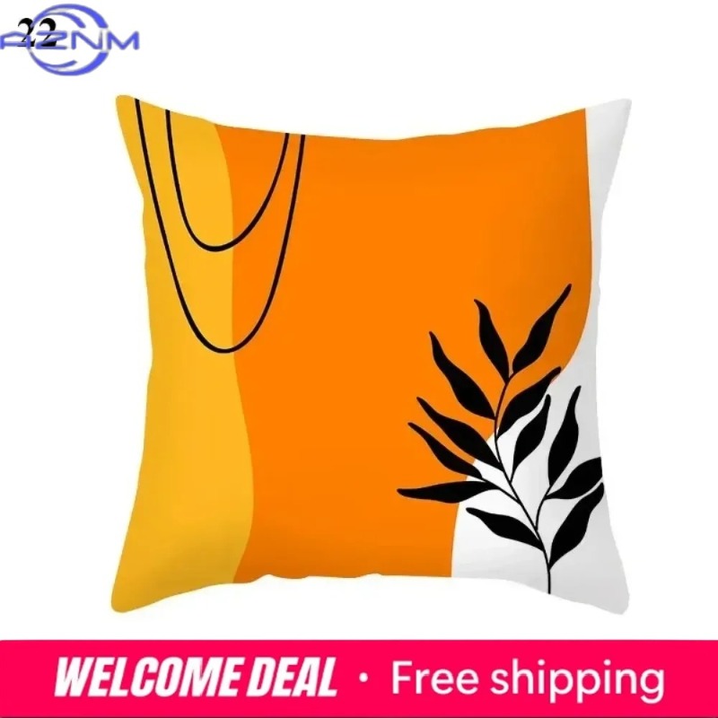 Boho Orange Abstract Cushion C - огляд і ціна Century Textile & Sewing Supply Hours
