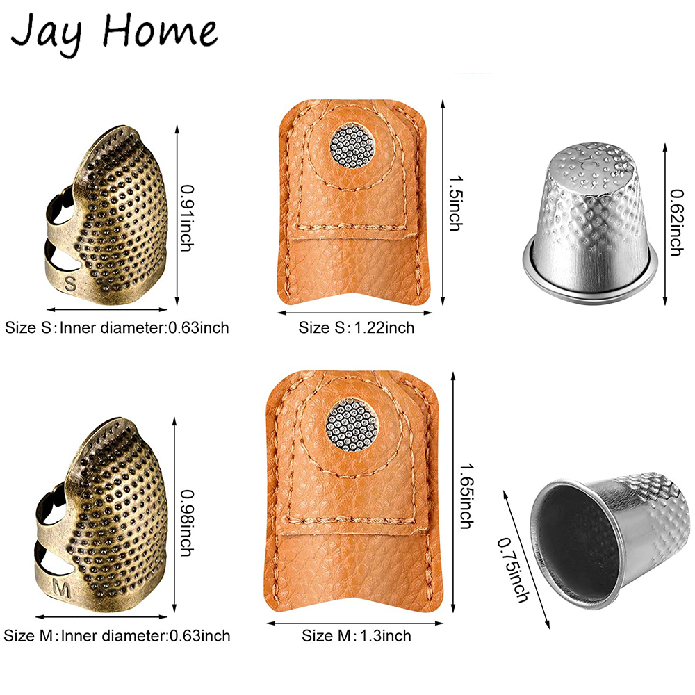 14Pcs Sewing Thimble Set Metal - огляд і ціна Sewing Thimble Metal