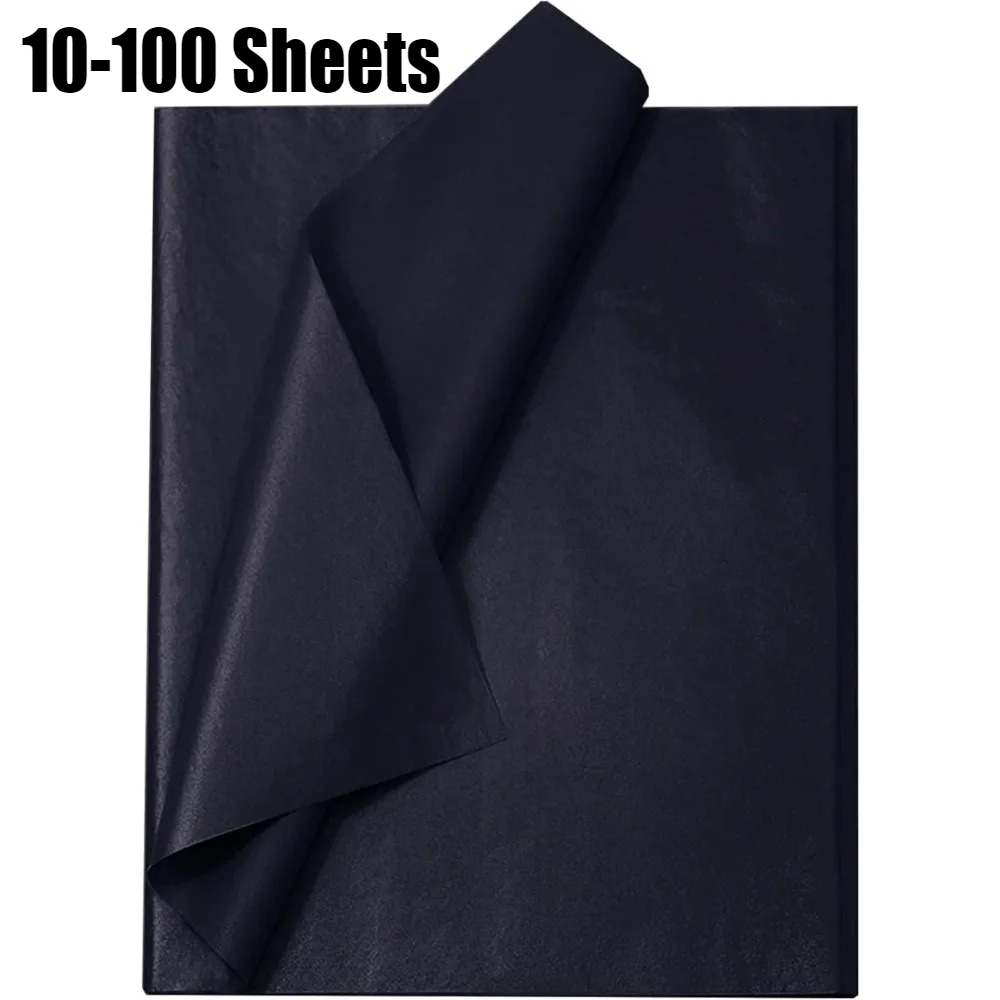 10-100 Sheets Black Tissue Pap - огляд і ціна Pattern Tissue Paper