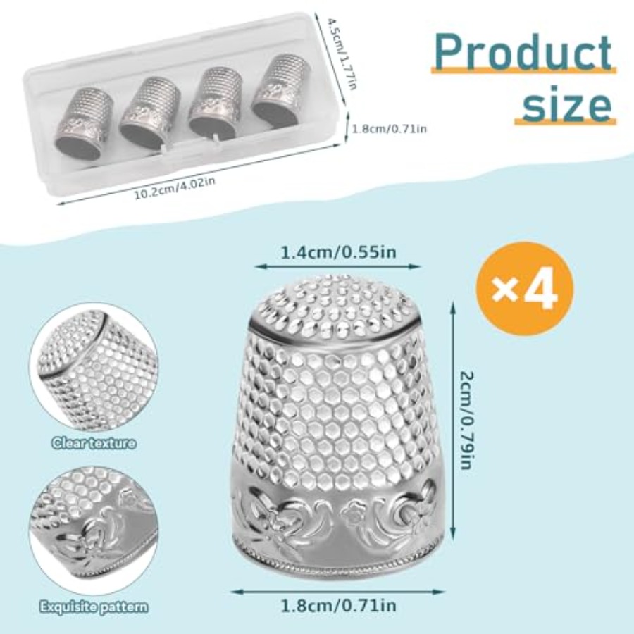 ZMAAGG Thimbles for Hand Sewin - огляд і ціна Sewing Thimble Metal