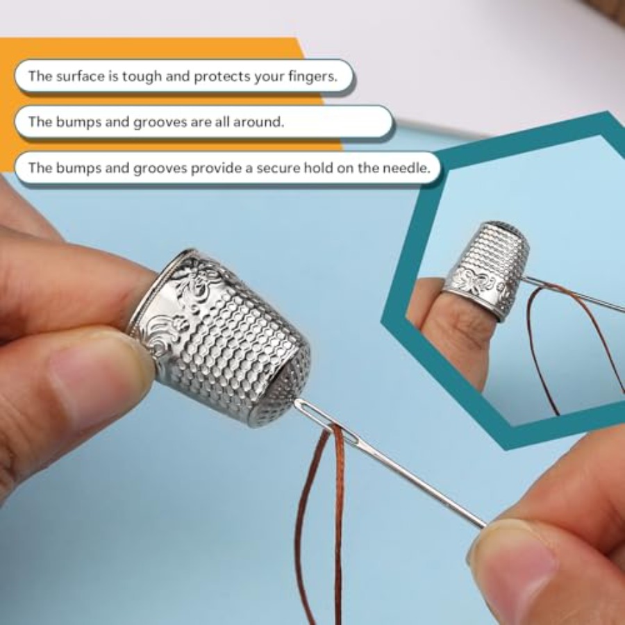 ZMAAGG Thimbles for Hand Sewin - огляд і ціна Sewing Thimble Metal