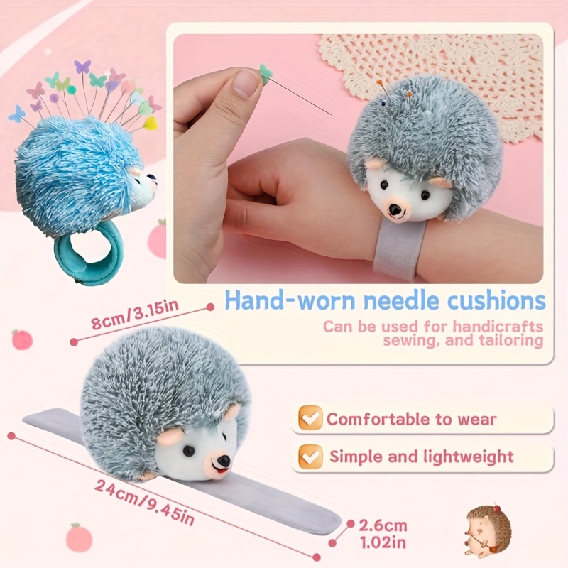 Hedgehog Wrist Pins Cushions f - огляд і ціна Sewing Pin Cushion