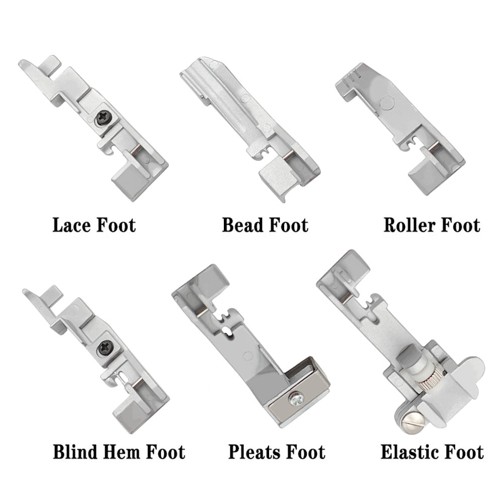 6Pcs/Set Presser Foot For Sing - огляд і ціна Sewing Gathering