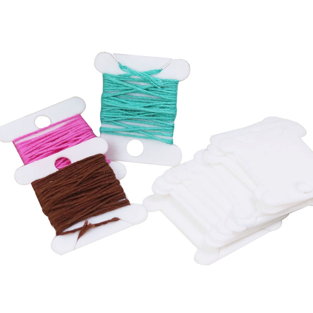 30pcs Plastic Floss Bobbins Se - огляд і ціна Bobbin Organizer Box
