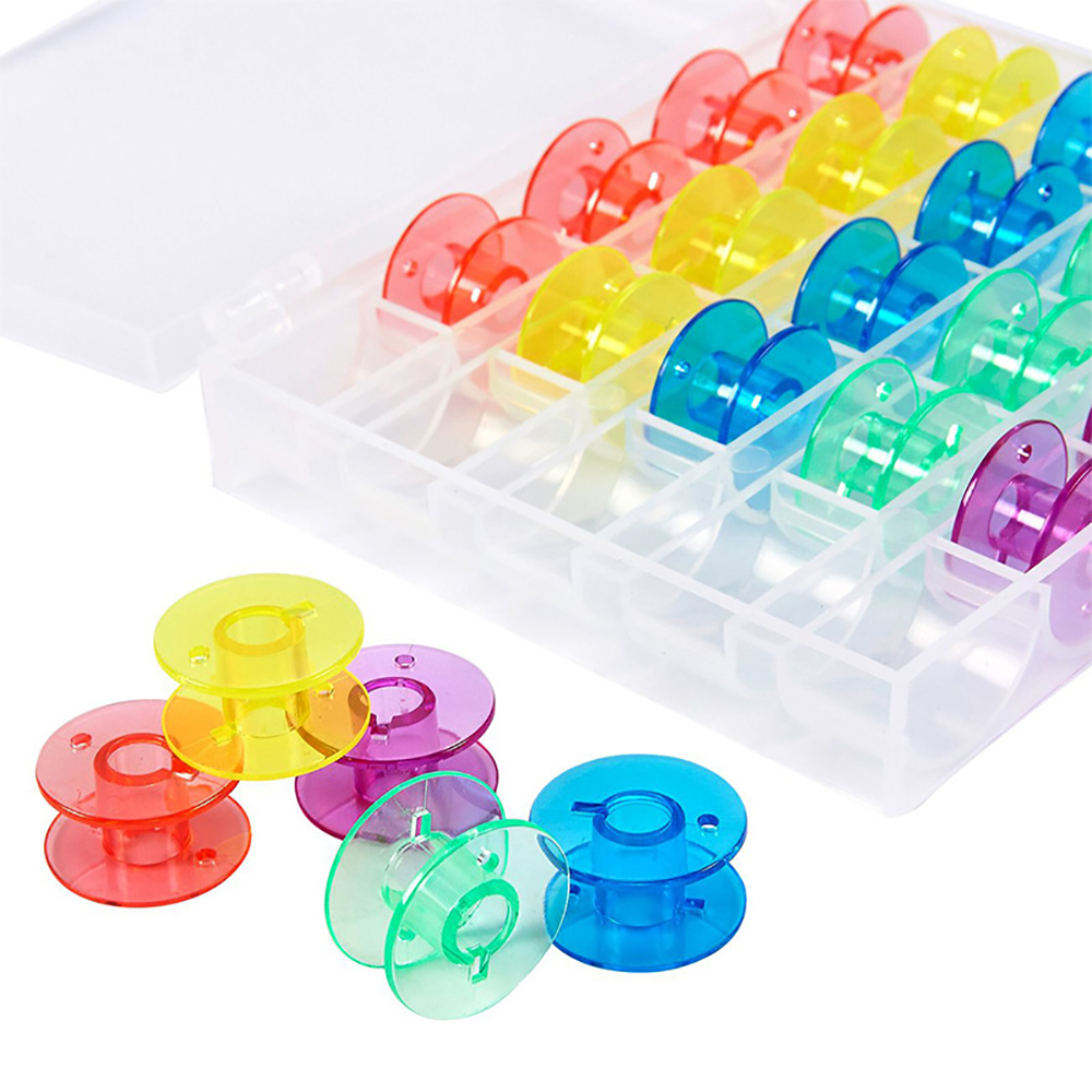 25Pcs/Set Plastic Threads Bobb - огляд і ціна Bobbin Organizer Box