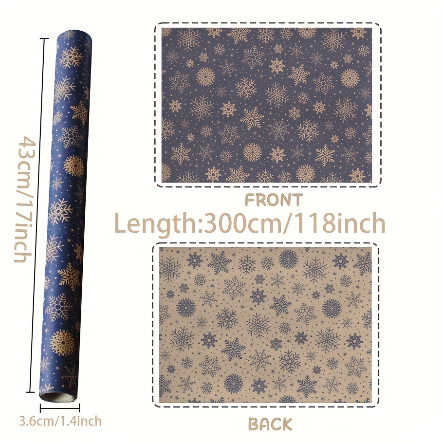 1 Roll Extra Long Dark Blue Sn - огляд і ціна Pattern Tissue Paper