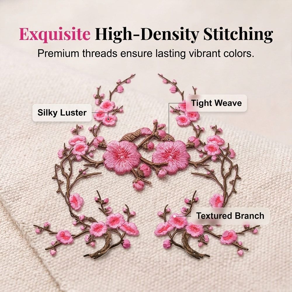 DIY Cherry Blossom Iron On Pat - огляд і ціна Sewing Repair