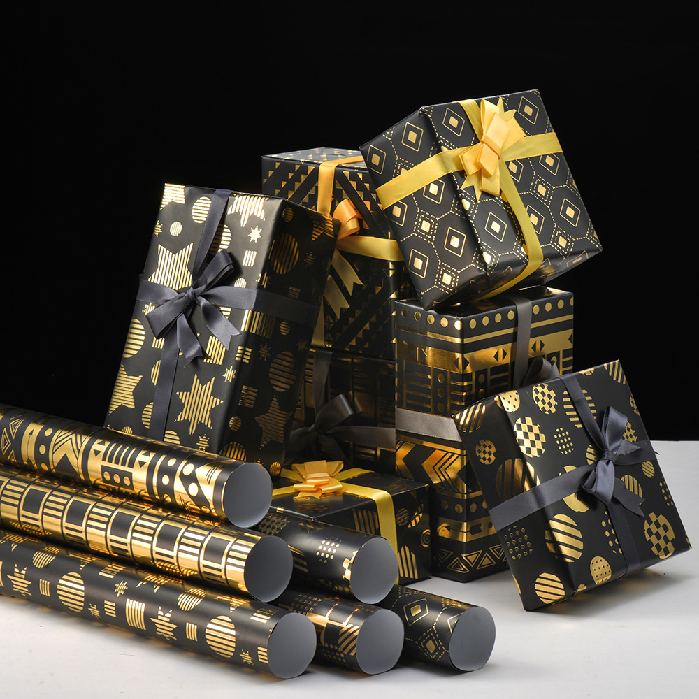 8 Pcs 50 X 70cm Gift Metallic  - огляд і ціна Pattern Tissue Paper