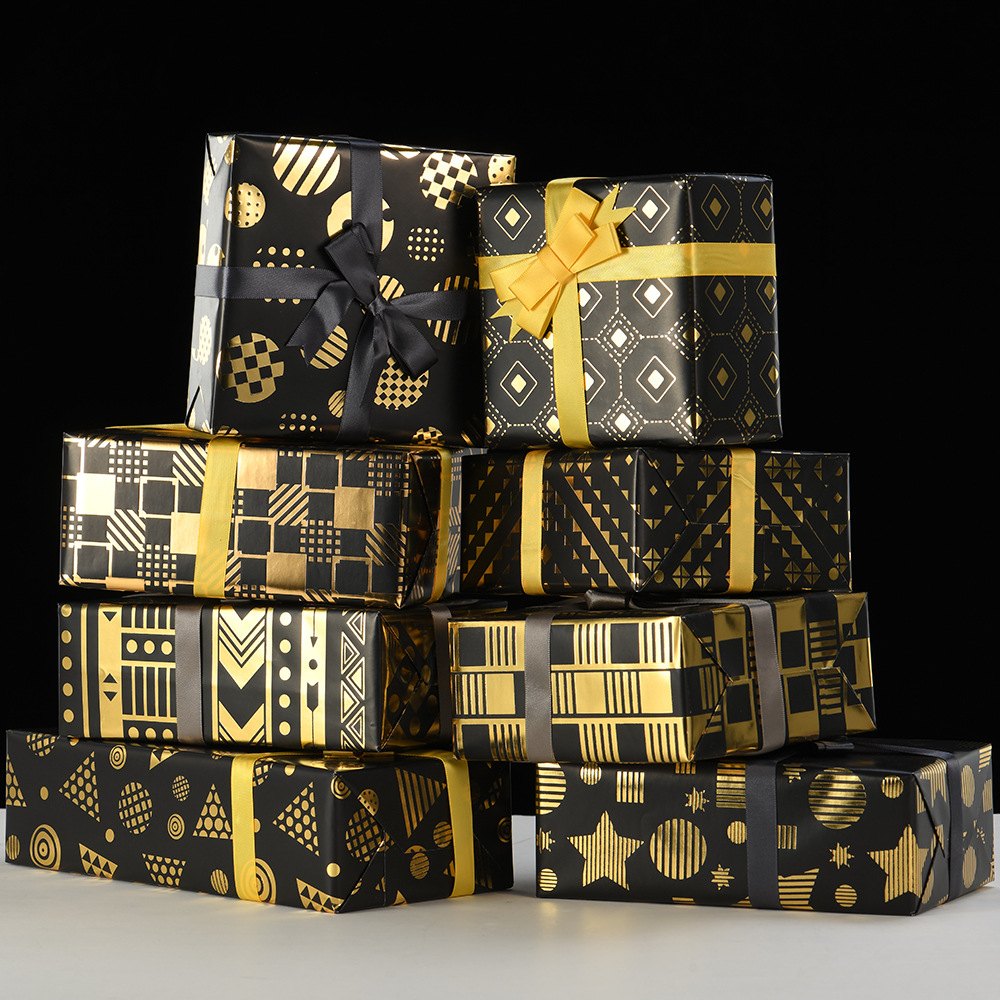 8 Pcs 50 X 70cm Gift Metallic  - огляд і ціна Pattern Tissue Paper