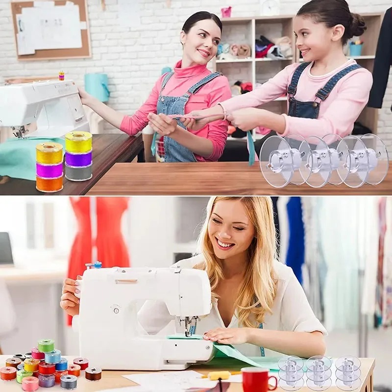 25pcs Home Sewing Machine Bott - огляд і ціна Bobbin Organizer Box