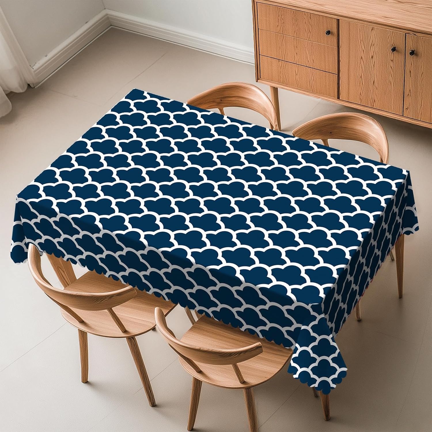 Blue Tablecloth Navy Cloud Sea - огляд і ціна Century Textile & Sewing Supply Hours