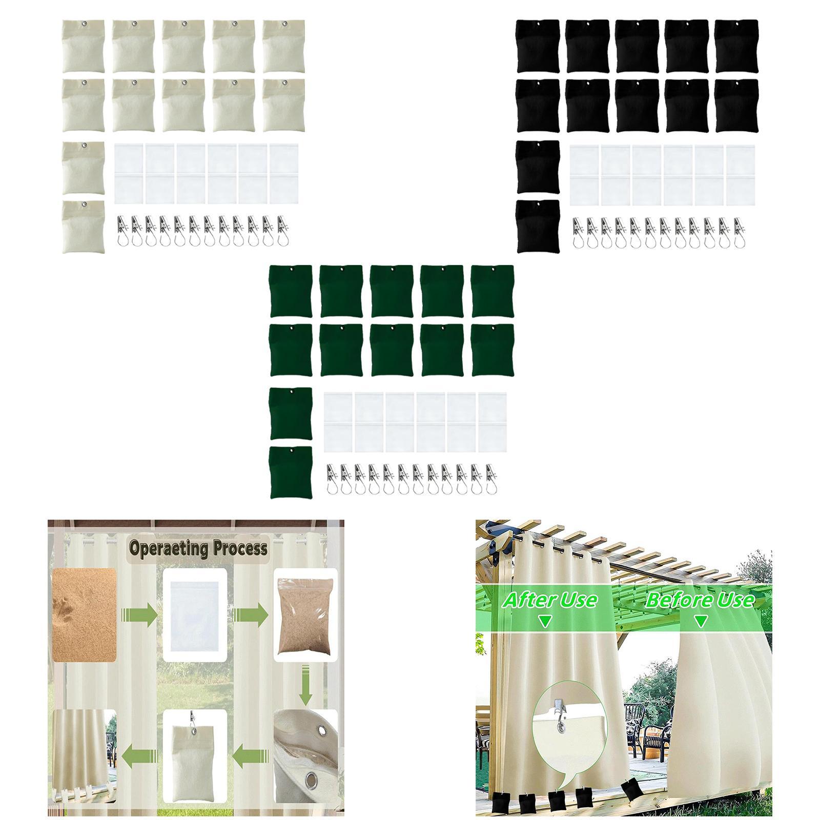 12x Outdoor Curtain Weights, R - огляд і ціна Fabric Weight Set