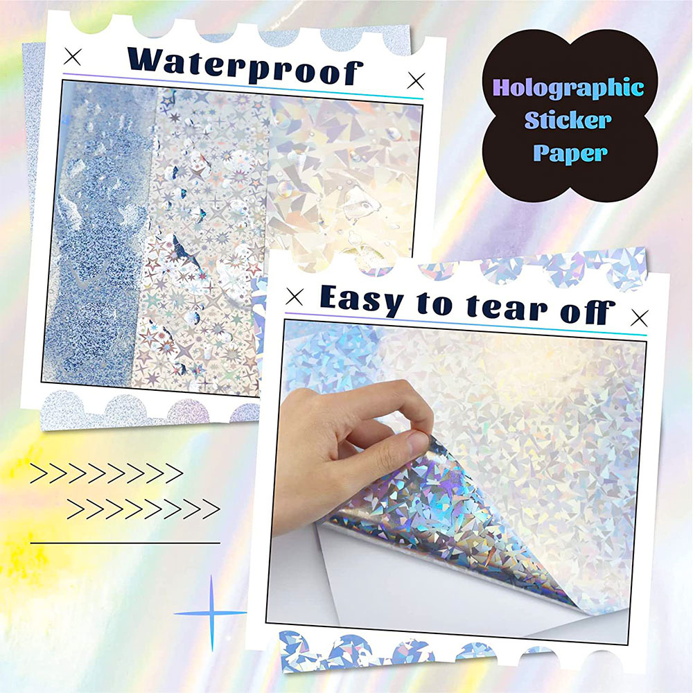 Glitter Self Adhesive Stickers - огляд і ціна Pattern Tissue Paper