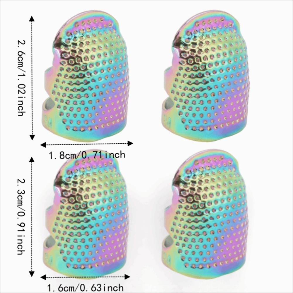 4Pcs Durable Brass Finger Prot - огляд і ціна Sewing Thimble Metal