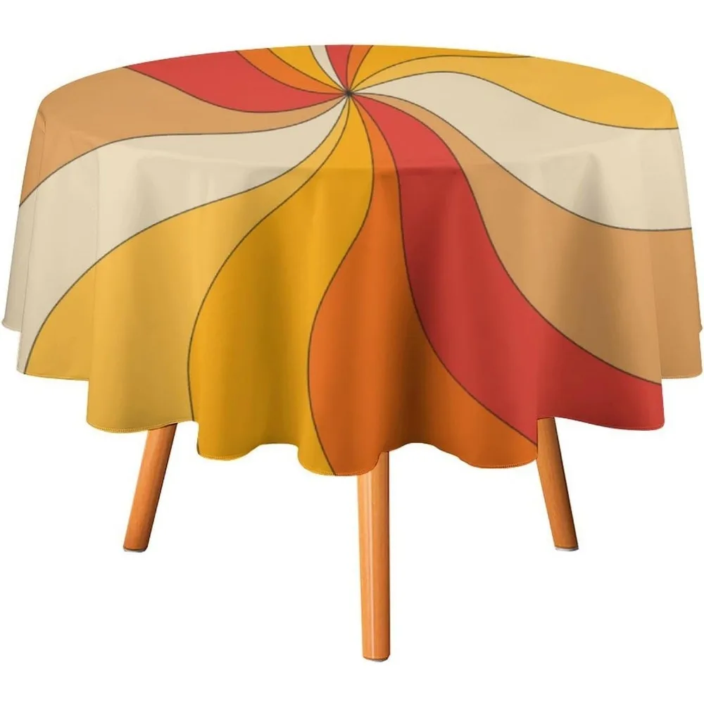 Retro Groovy Swirl Round Table - огляд і ціна Century Textile & Sewing Supply Hours