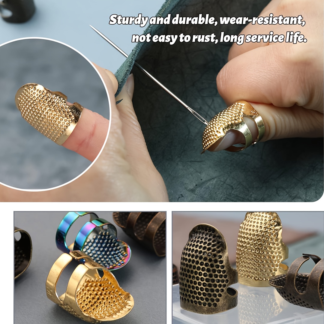 4pcs Sewing Thimble Finger Pro - огляд і ціна Sewing Thimble Metal