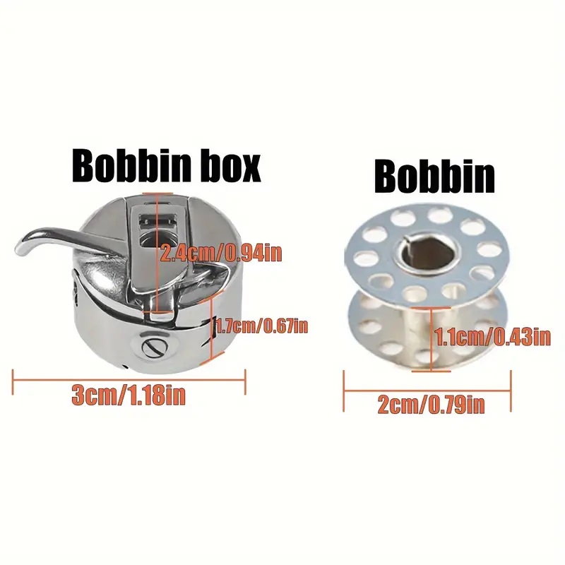 Bobbin Case and Metal Bobbins  - огляд і ціна Sewing Machine Yarn